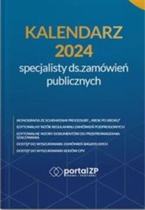 Picture of Kalendarz specjalisty ds. zamówień publicznych 2024
