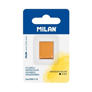 Obrazek Farba akwarelowa w kostce żółty mniszek MILAN