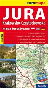 Obrazek Jura Krakowsko Częstochowska mapa turystyczna 1:50 000