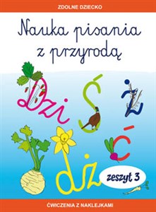 Picture of Nauka pisania z przyrodą Zeszyt 3 Ćwiczenia z naklejkami