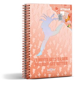 Picture of Notatnik A5 Tancerka Balerina zapachowy z naklejkami WOW00145