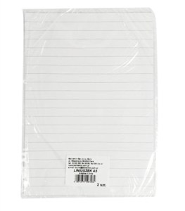 Picture of Liniuszek A5 kratka/linia 2szt