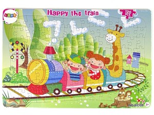 Obrazek Puzzle 120 el Wesoły pociąg
