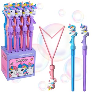 Obrazek Bańki mydlane rozkładane jednorożec 100ml MIX