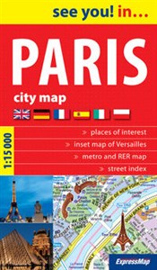 Picture of Paris City map 1:15 000