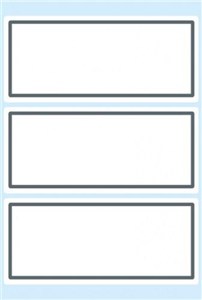 Obrazek Naklejki szkolne białe 18szt