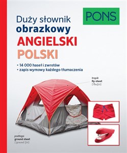 Obrazek Duży słownik obrazkowy PONS Angielski 14 000 haseł