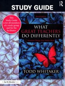 Picture of Study Guide: What Great Teachers Do Differently Nineteen Things That Matter Most