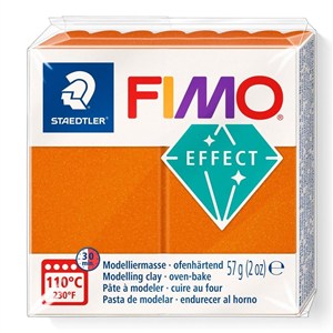 Obrazek Masa termoutwardzalna Fimo 57g pomarańcz metal