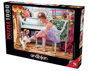 Picture of Puzzle 1000 Balerina z pieskiem