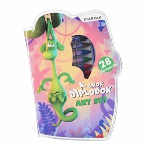 Picture of Zestaw artystyczny Diplodok 28 elementów