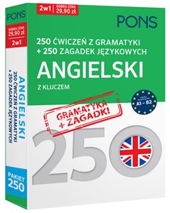 Picture of 250 ćwiczeń z gramatyki Angielski + 250 zagadek A1-B2