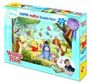 Picture of Puzzle dwustronne Kubuś Puchatek 108 + mazaki