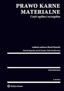 Obrazek Prawo karne materialne Część ogólna i szczególna