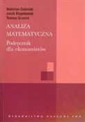 Analiza ma... - Walerian Dubnicki, Jacek Kłopotowski, Tomasz Szapiro -  books from Poland