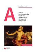 Analiza pr... - Anna Bednarczyk -  foreign books in polish 