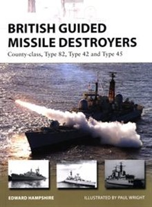 Picture of British Guided Missile Destroyers 
County-class, Type 82, Type 42 and Type 45