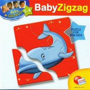 Obrazek Baby Geniusz Zigzag wieloryb