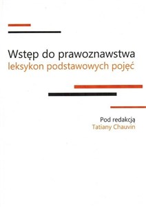 Picture of Wstęp do prawoznawstwa Leksykon podstawowych pojęć