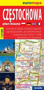 Obrazek Częstochowa plan miasta 1:22 000