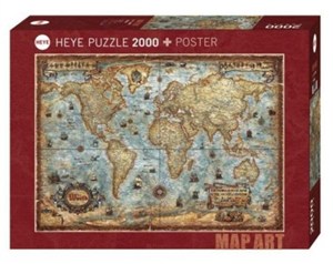 Picture of Puzzle 2000 Świat (Puzzle+plakat)