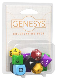 Obrazek Genesys RPG: Zestaw Kostek Narracyjnych REBEL