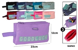 Picture of Piórnik trzykomorowy z uchwytem MIX