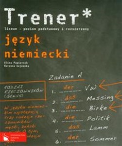 Picture of Trener Język niemiecki poziom podstawowy i rozszerzony liceum