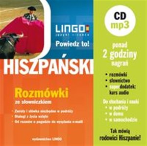 Picture of Hiszpański Rozmówki + konwersacje CD mp3 Rozmówki polsko-hiszpańskie ze słowniczkiem i audiokursem MP3