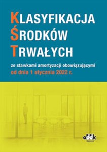 Obrazek Klasyfikacja środków trwałych ze stawkami amortyzacji obowiązującymi od dnia 1 stycznia 2022 r.