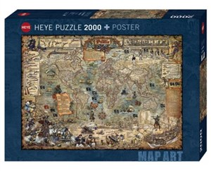 Picture of Puzzle 2000 Świat piratów (Puzzle+plakat)