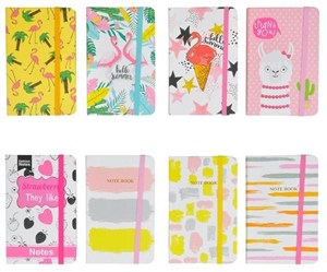 Picture of Brulion z gumką A6/96K MIX