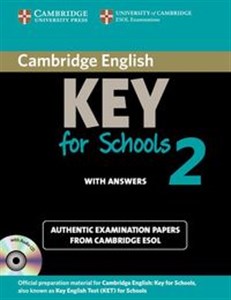 Picture of Cambridge English Key for Schools 2 Self-study Pack (Student's Book with Answers and Audio CD)