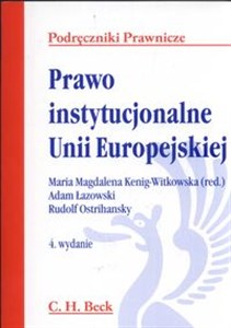 Picture of Prawo instytucjonalne Unii Europejskiej