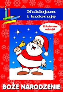 Picture of Boże Narodzenie Naklejam i koloruję 32 kolorowe naklejki
