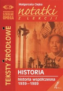 Picture of Notatki z lekcji historii Historia współczesna 1939-1989
