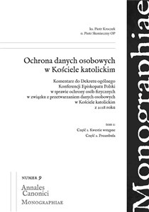 Obrazek Ochrona danych osobowych w Kościele...T.1