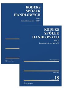 Picture of Kodeks spółek handlowych. Komentarz. Tom I i II