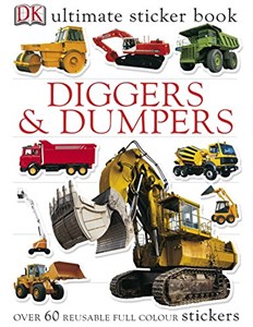 Picture of Diggers & Dumpers Ultimate Sticker Book (Ultimate Stickers)