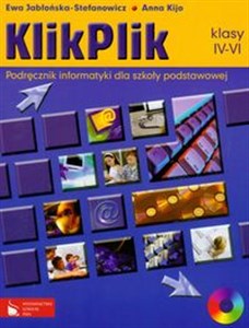 Picture of KlikPlik 4-6 Podręcznik informatyki z płytą CD Szkoła podstawowa
