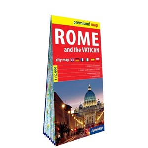 Obrazek Rzym i Watykan (Rome and the Vatican) plan miasta w kartonowej oprawie 1:12 000