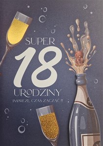 Picture of Karnet Urodziny 18 męskie