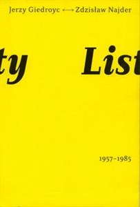 Picture of Listy  1957-1985 Jerzy Giedroyć