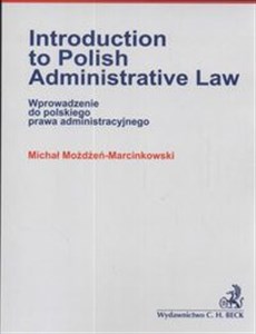 Picture of Introductiom to Polish administrative law Wprowadzenie do polskiego prawa administracyjnego