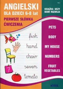 Picture of Angielski dla dzieci Zeszyt 2 6-8 lat Pierwsze słówka Ćwiczenia