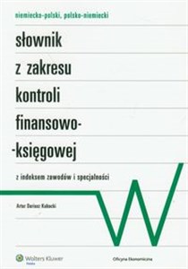 Picture of Słownik z zakresu kontroli finansowo-księgowej niemiecko-polski polsko-niemiecki