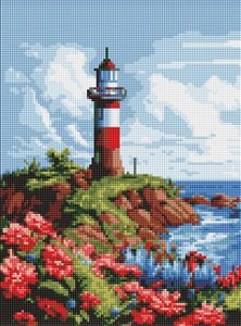 Obrazek Diamentowa mozaika - Malownicza kraina 30x40cm