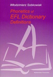 Obrazek Phonetics of efl dictionary