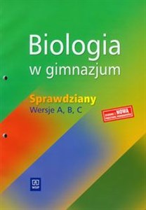 Picture of Biologia sprawdziany wersje A, B, C Gimnazjum