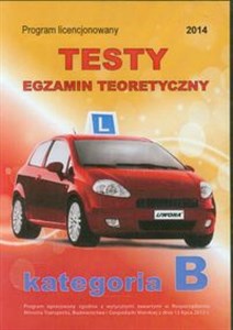 Picture of Testy Egzamin teoretyczny kategoria B Program licencjonowany